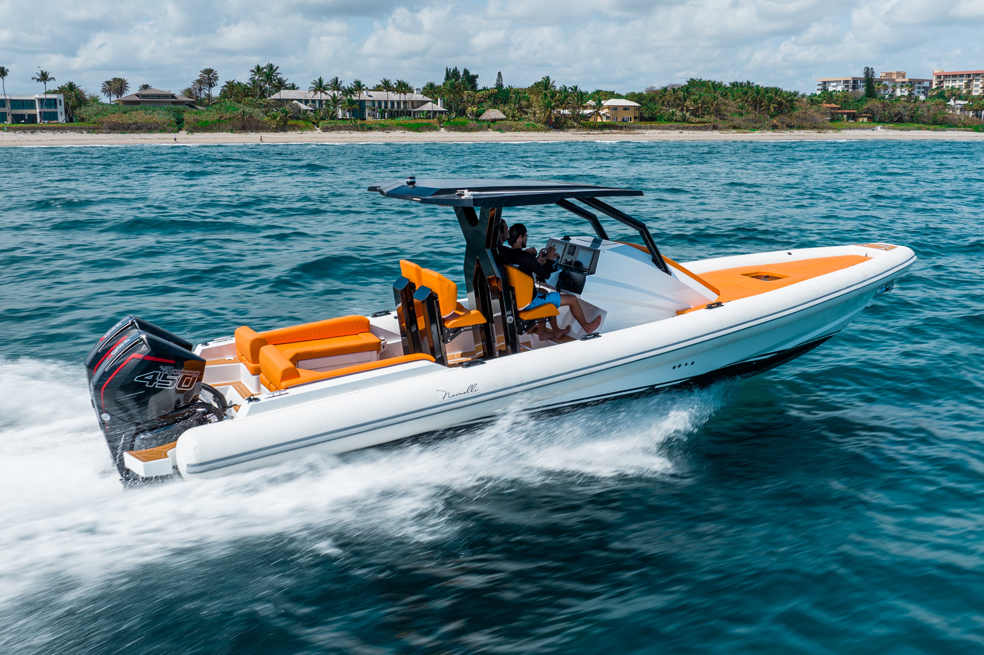 Center Console Boat with Cabin